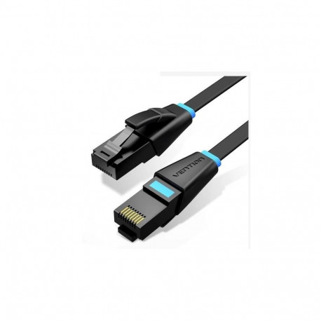 Vention PATCH CABLE CAT.6 UTP FLAT/1M BLACK IBJBF