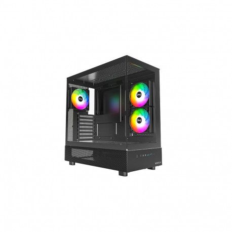 montech Case||XR|MidiTower|Not included|ATX|MicroATX|MiniITX|Colour Black|XR(B)