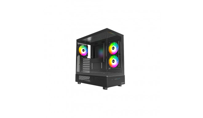 montech Case||XR|MidiTower|Not included|ATX|MicroATX|MiniITX|Colour Black|XR(B)