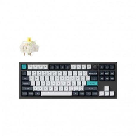 Keychron KEYBOARD WRL Q3 MAX RGB/CARBON BLACK Q3M-M4
