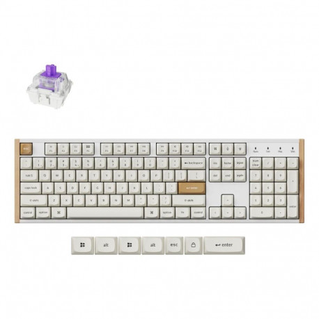 Keychron KEYBOARD WRL K10 HE SPECIAL ED/WHITE K10H-Q1