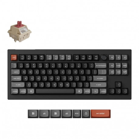 Keychron KEYBOARD WRL V3 ULTRA/BLACK V3U-D1