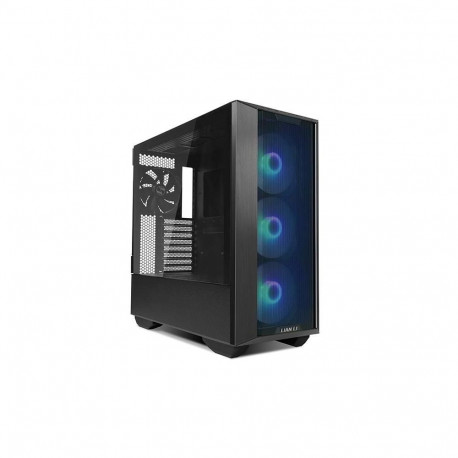 Lian Li Case||ATX/micro ATX/Mini-ITX/EATX|Black/Transparent|Midi Tower|PC| Lancool III RGB Black (G9