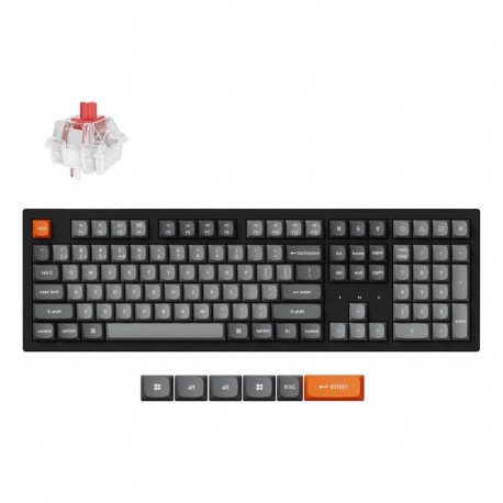 Keychron KEYBOARD WRL K10 MAX RGB/BLACK K10M-H1