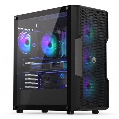 Endorfy Case||Regnum 400 ARGB|MidiTower|Case product features Transparent panel|Not included|ATX|Mic