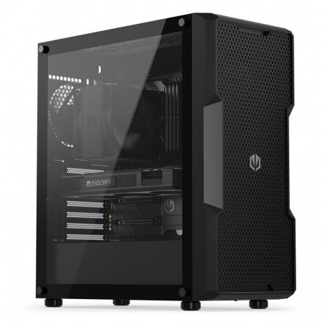 Endorfy Case||Regnum 400 Air|MidiTower|Case product features Transparent panel|Not included|ATX|Micr