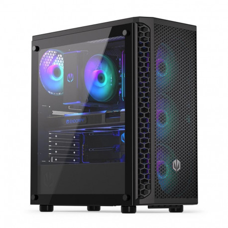 Endorfy Case||Signum 300 ARGB|MidiTower|Case product features Transparent panel|Not included|ATX|Mic