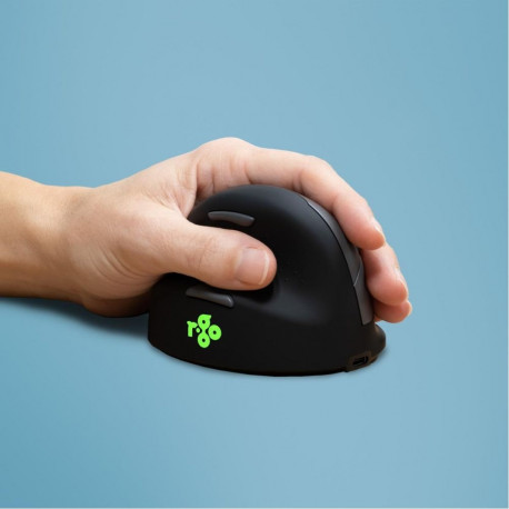 r-go tools MOUSE USB OPTICAL WRL/LEFT BLACK RGOHEWLL