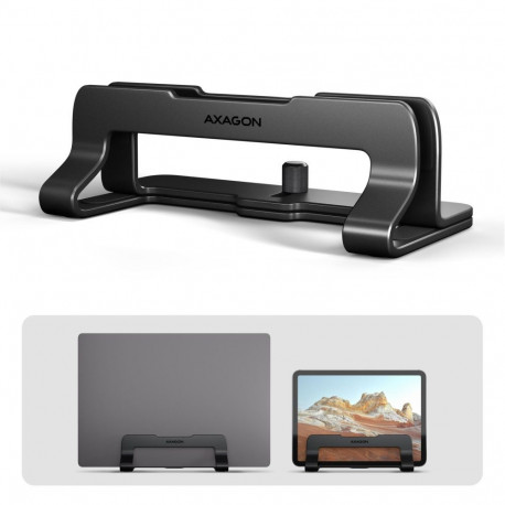 Axagon NB ACC STAND 10"-17.3"/VERT. ALUMINUM STND-VB