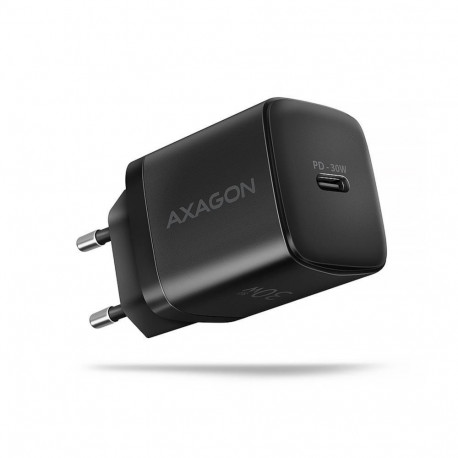 Axagon MOBILE CHARGER WALL USB-C 30W/1PORT BLACK ACU-PD30
