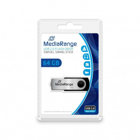 MEDIARANGE MEMORY DRIVE FLASH USB2 64GB/MR912