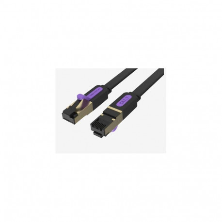 Vention PATCH CABLE CAT.7 FLAT/10M BLACK ICABL
