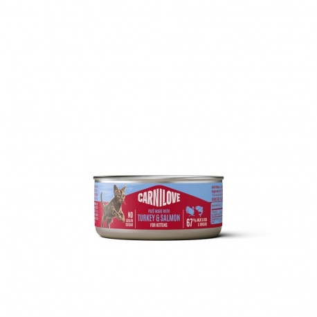 Carnilove Turkey & Salmon wet food for kittens 100g