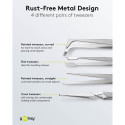 Fixpoint 4-Piece Tweezer Set