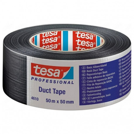 "Tesa Gewebekleb. 50m x 50mm schwarz 04610"