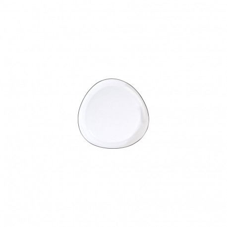 PLATE 25.4CM A155 WITH BLACK RIM