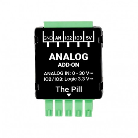 SHELLY 0-30V Analog Module—an add-on for the Shelly Pill