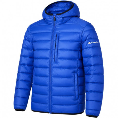 Kurtka męska Champion Hooded niebieska 220340 BS008 S