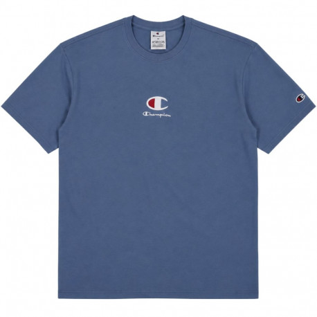 Koszulka męska Champion Crewneck niebieska 220270 BS099 M
