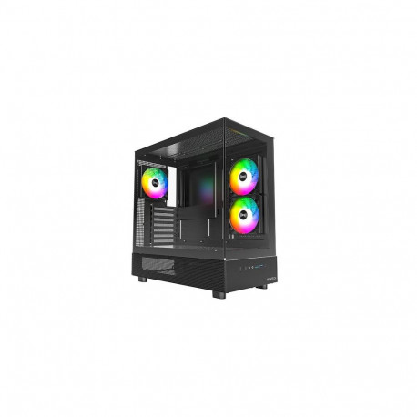 Montech arvutikorpus XR Midi-Tower, karastatud klaas, must