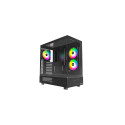 Montech XR Midi-Tower case  Tempered Glass - black