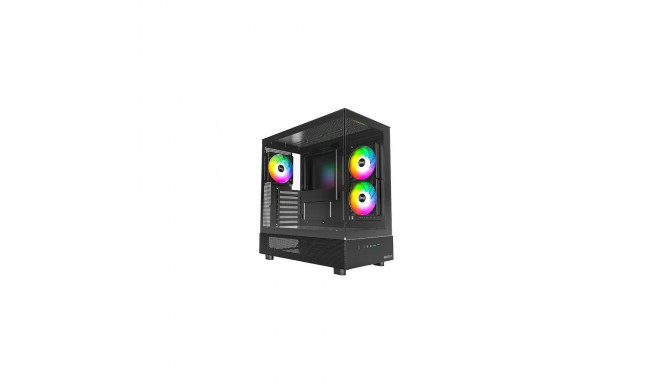 Montech XR Midi-Tower case  Tempered Glass - black