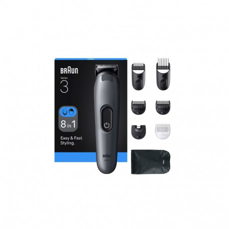 Braun AIO3540 hair trimmers/clipper Black, Grey 14 Nickel-Metal Hydride (NiMH)