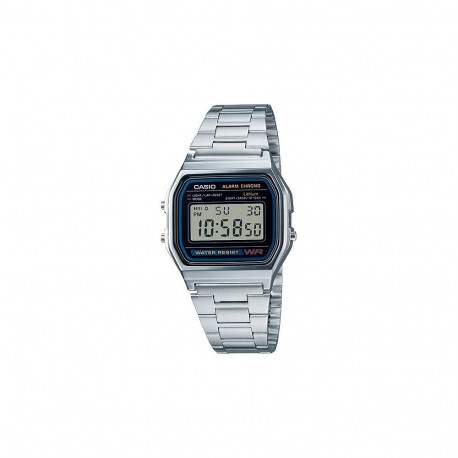 Casio käekell A158WA-1DF roostevabast terasest
