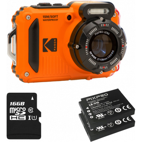 Kodak PixPro WPZ2 Bundle, oranž