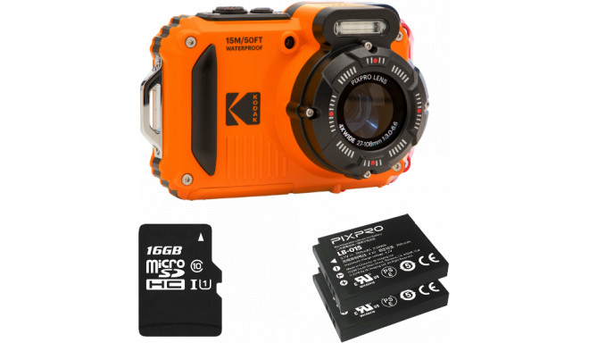 Kodak PixPro WPZ2 Bundle, orange