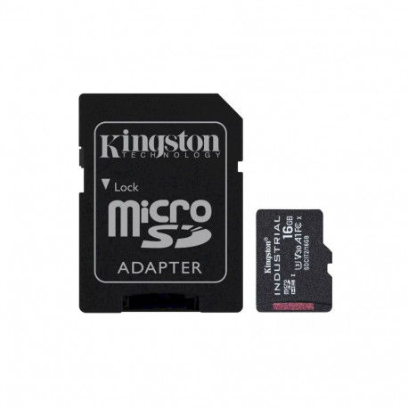 Kingston Industrial MicroSDHC Class 10 Memory card 16GB