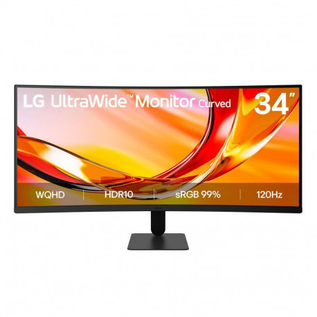 LG LCD Monitor||34 "|3440 x 1440 pixels|UltraWide Quad HD|Native aspect ratio 21:9|LCD|Curved|34U601