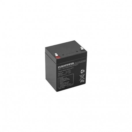 EMU BATTERY 12V 5AH VRLA/EP5-12T2 EUROPOWER