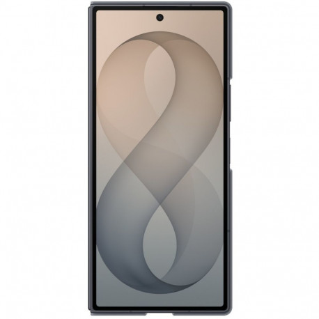 Mobiili tagakaas Samsung Galaxy Z Fold8 Ultra Silikoon Magnet, must + kile
