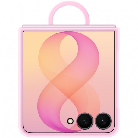 Mobiili tagakaas Samsung Galaxy Z Flip8 Silikoon Ring Magnet, roosa