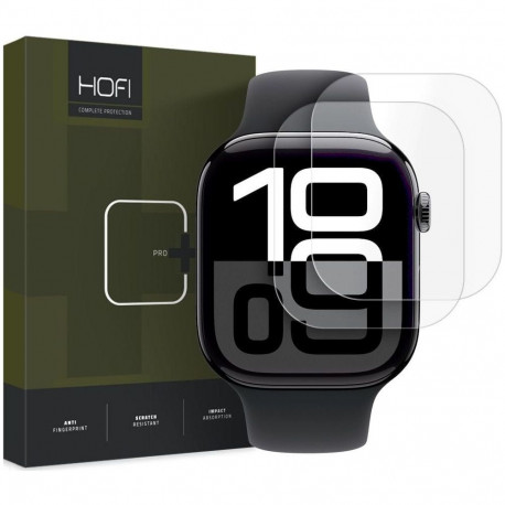 Kella kaitsekile Hofi Apple Watch 10 46mm Hydroflex Pro+, 2tk