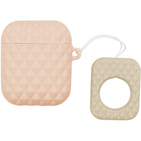 Airpods 1/2 laadimiskarbiümbris Trendybay CBAP204, TPU, heleroosa