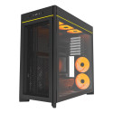Case|MONTECH|HS01 PRO|MidiTower|Case product features Removeable HDD basket/Transparent panel|Not in