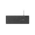 GEMBIRD Slim wired backlight keyboard black US layout