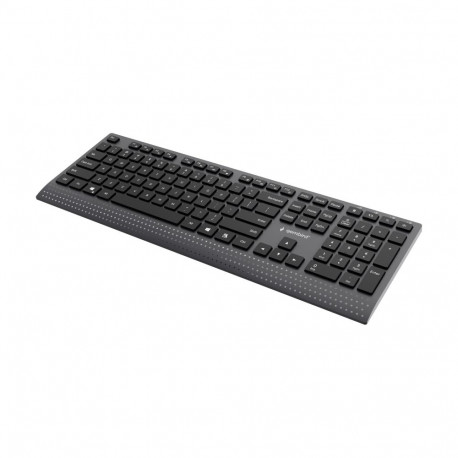 GEMBIRD Slim wired multimedia keyboard with Type-C adapter US layout