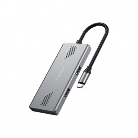 GEMBIRD 4-port A + C USB 3.2 Gen 2 Type-C hub