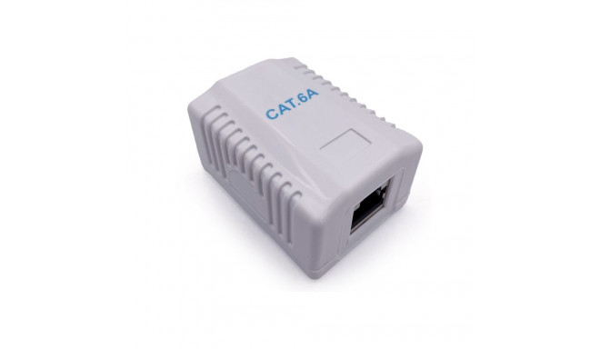GEMBIRD CAT6A FTP single port surface mount box
