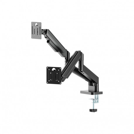 GEMBIRD Desk mounted adjustable double monitor arm 17-32inch black