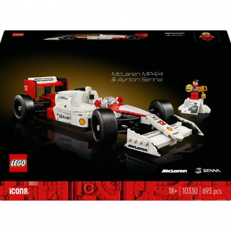 LEGO Icons McLaren MP4/4 ja Ayrton Senna 10330