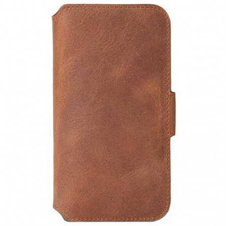 Krusell "Phone Wallet Galaxy S21 Plus" Vintage Cognac