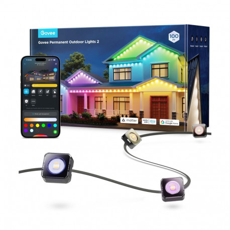 Govee nutikas valgusriba Permanent Outdoor Lights 2, 30m