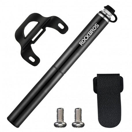 Rockbros Rockbros JG-PB-004 lightweight bicycle pump with pressure gauge - black