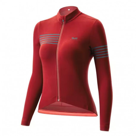 Rockbros Rockbros YPW065 TVI Women's Long Sleeve Cycling Jersey Fall/Winter M - Red