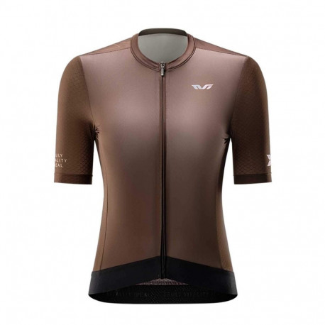 Rockbros Rockbros 15110007004 TVI Women's Cycling Jersey Short Sleeve M - Brown