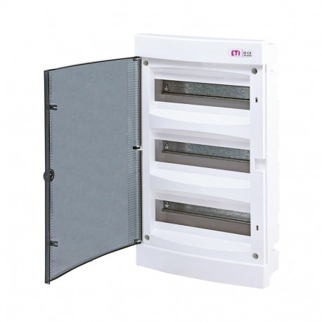 Plastic distribution board PT 36M 3x12M N+PE IP40